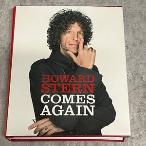 Howard Stern Comes Again - hardcover Book - best interviews compilation